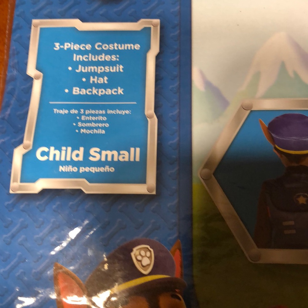 Paw Patrol Chase Children’s Costume! New! - Picture 3 of 6